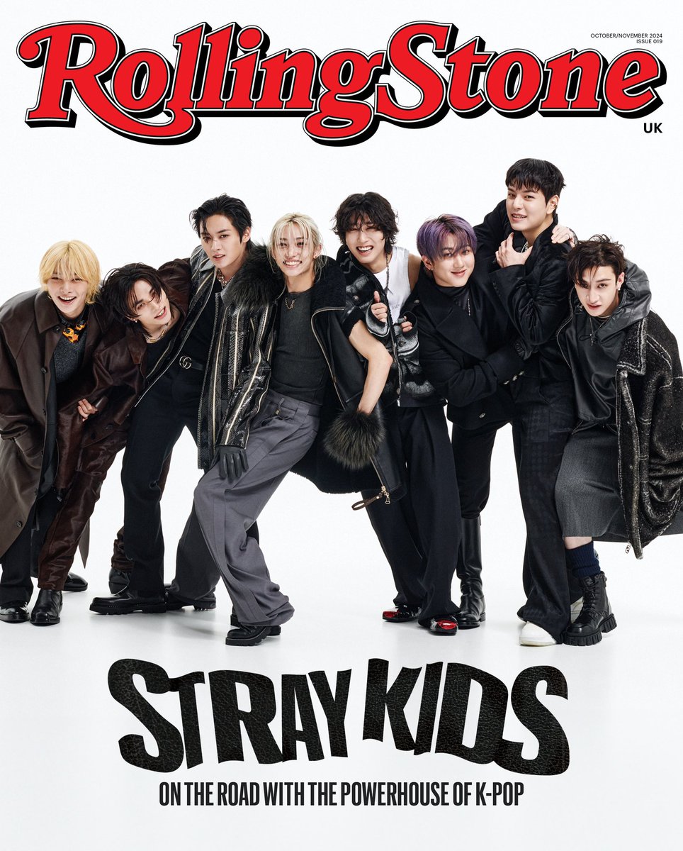 npomvtt's tweet photo. Stray kids para a nova edição da revista Rolling Stone UK. https://t.co/8Zbrz6KLFa
