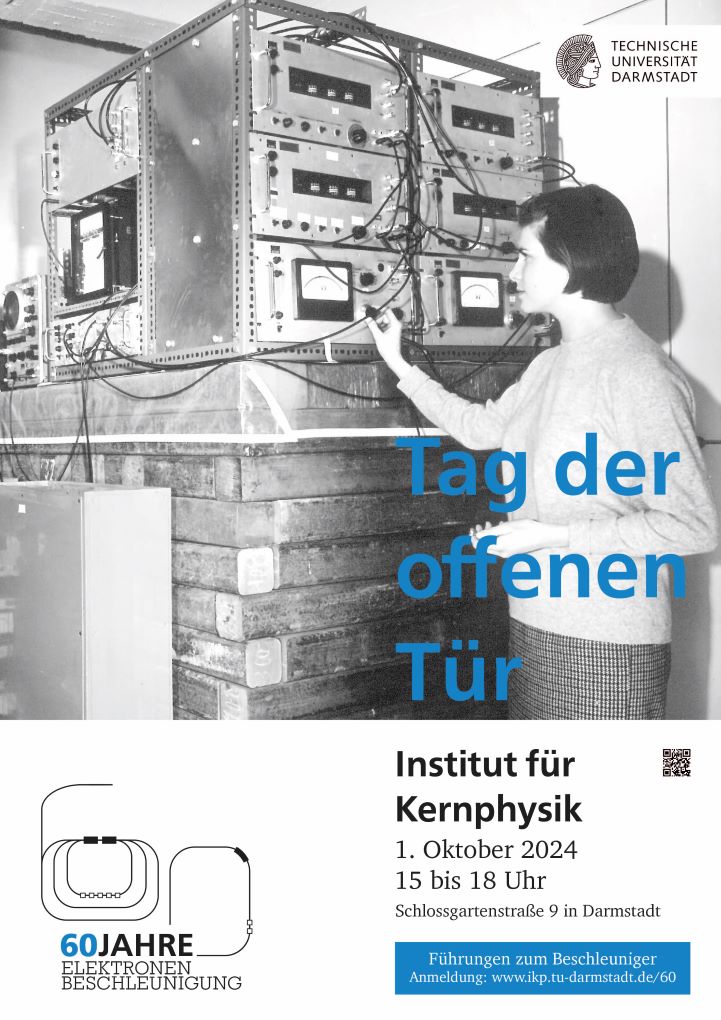 Das <a href="/CERN/">CERN</a> wird 70 und wir sind dabei! Denn auch unser #Teilchenbeschleuniger an der <a href="/TUDarmstadt/">TU Darmstadt</a> hat Geburtstag 🥳🎂🎈

Ganze 60 Jahre (S-)DALINAC in #Darmstadt - das feiern wir am 1. Oktober mit einem Tag der offenen Tür am Institut für Kernphysik!

👉 ikp.tu-darmstadt.de/60
