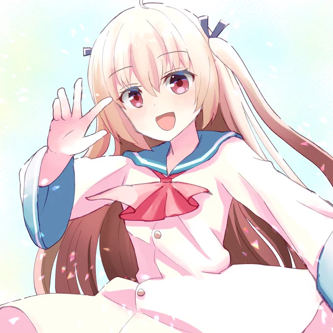 アトリちゃんのお誕生日ということで、ファンアートを描きました。アトリちゃんお誕生日おめでとう!  #ATRI 