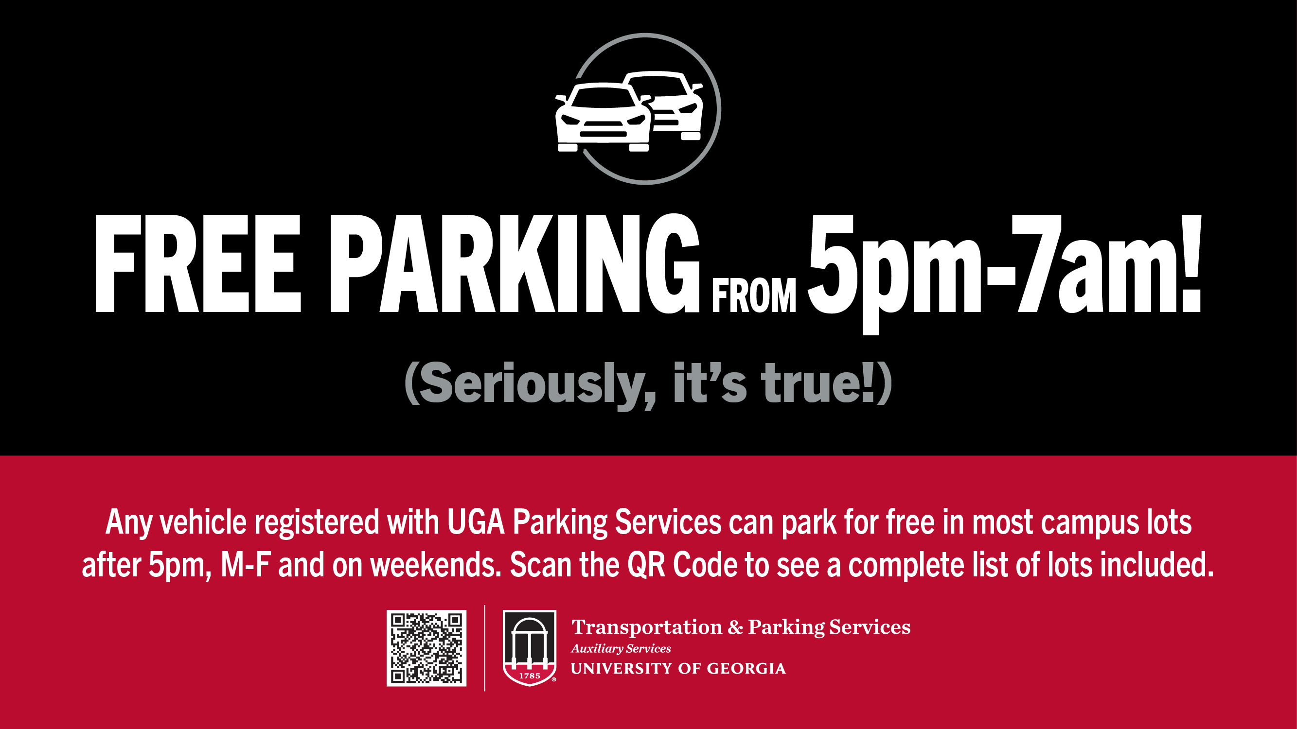 UGA TPS on X: &ldquo;Seriously - it&rsquo;s true! 🅿️ Vehicles registered 