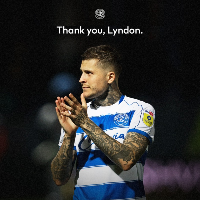 QPR's tweet photo. Lyndon leaves for Birmingham 🤝
 
Thanks for the last four years and all the very best for the future, Dykesy! 💙🤍