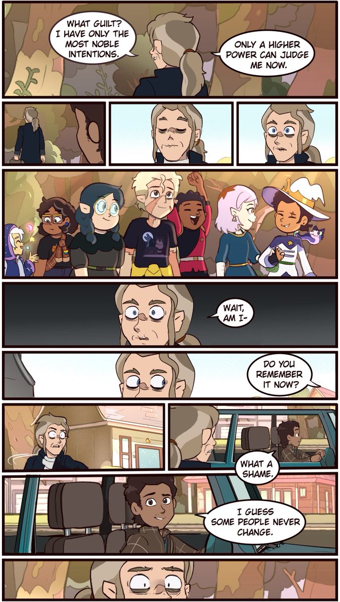 MoringmarkMark's tweet photo. The Hitchhiker (2/2) #TheOwlHouse #toh https://t.co/DaIlhUjMug