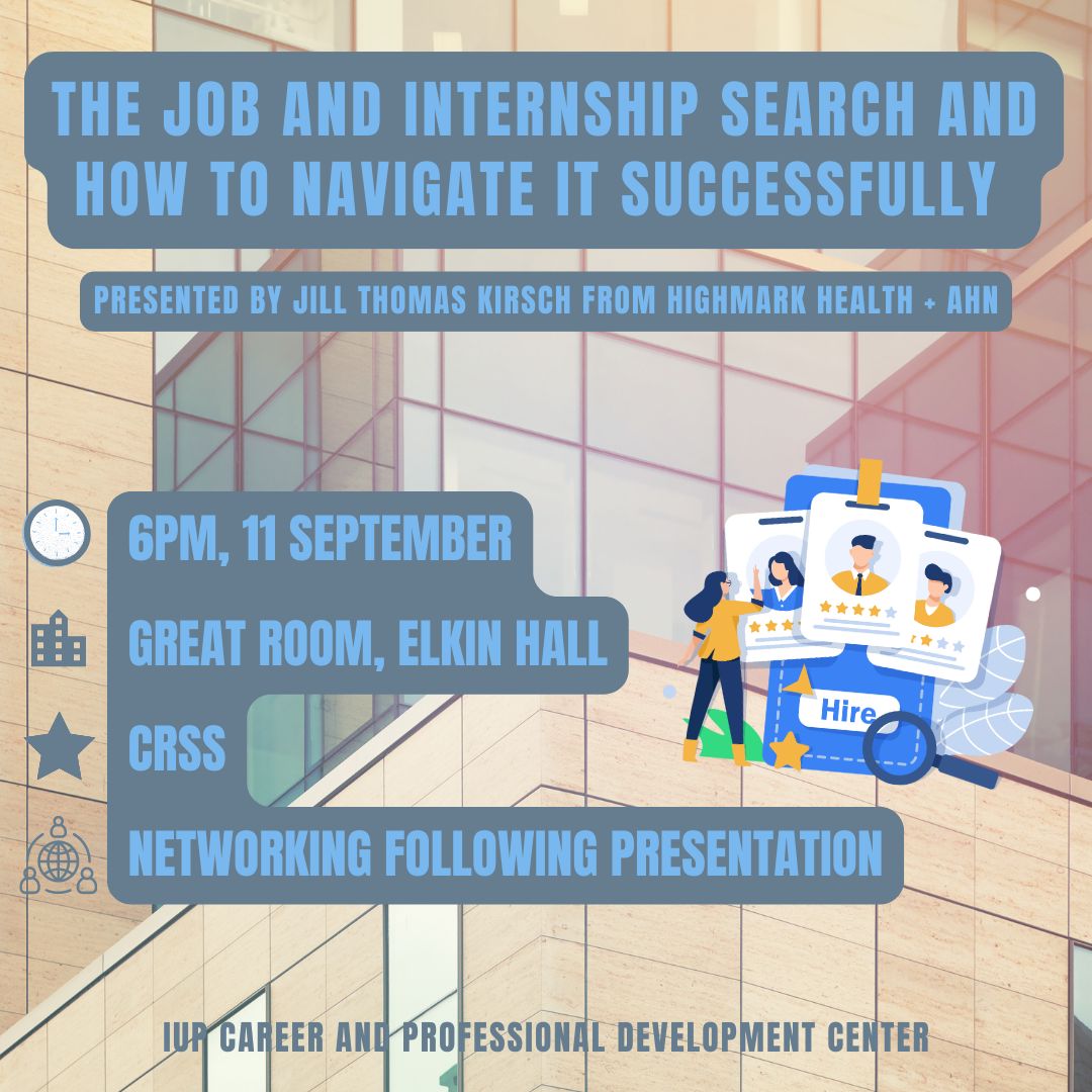 IUP Career and Professional Development Center tweet media