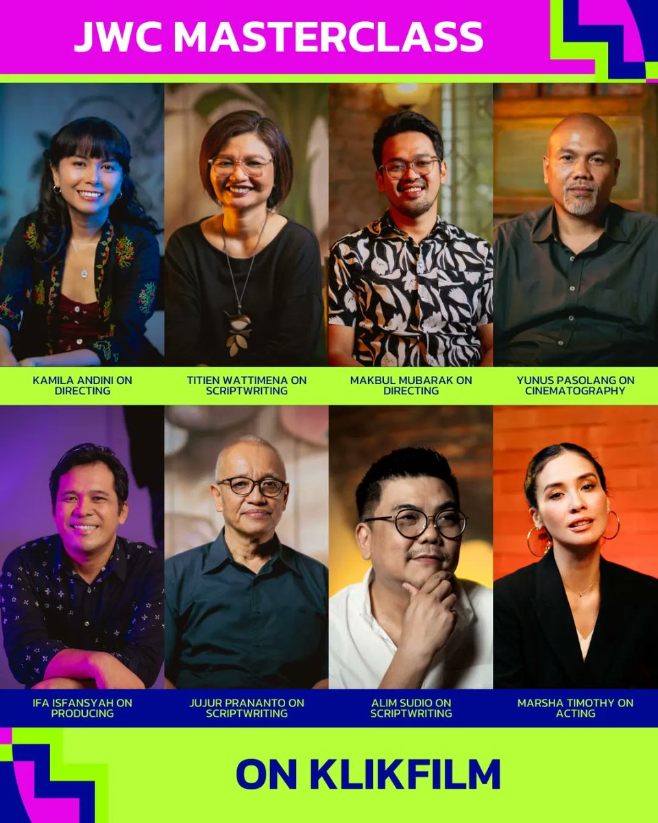jktworldcinema's tweet photo. Selain dapat menikmati suguhan sinema dunia, kamu juga bisa mengikuti Masterclass secara daring di Jakarta World Cinema 2024 melalui KlikFilm.
#JakartaWorldCinema #JWC2024 #KlikFilm #JWC #CGV #GetReadyForJWC https://t.co/MEDbGEWDpo