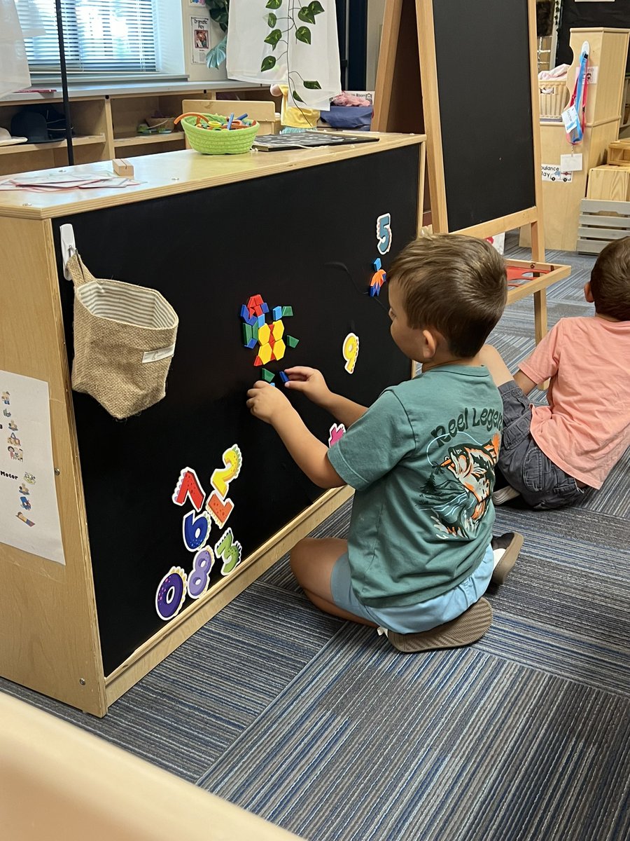 Always proud of our team for the play-based learning experiences they create in their classroom environments that engage students! 💛🐾💙