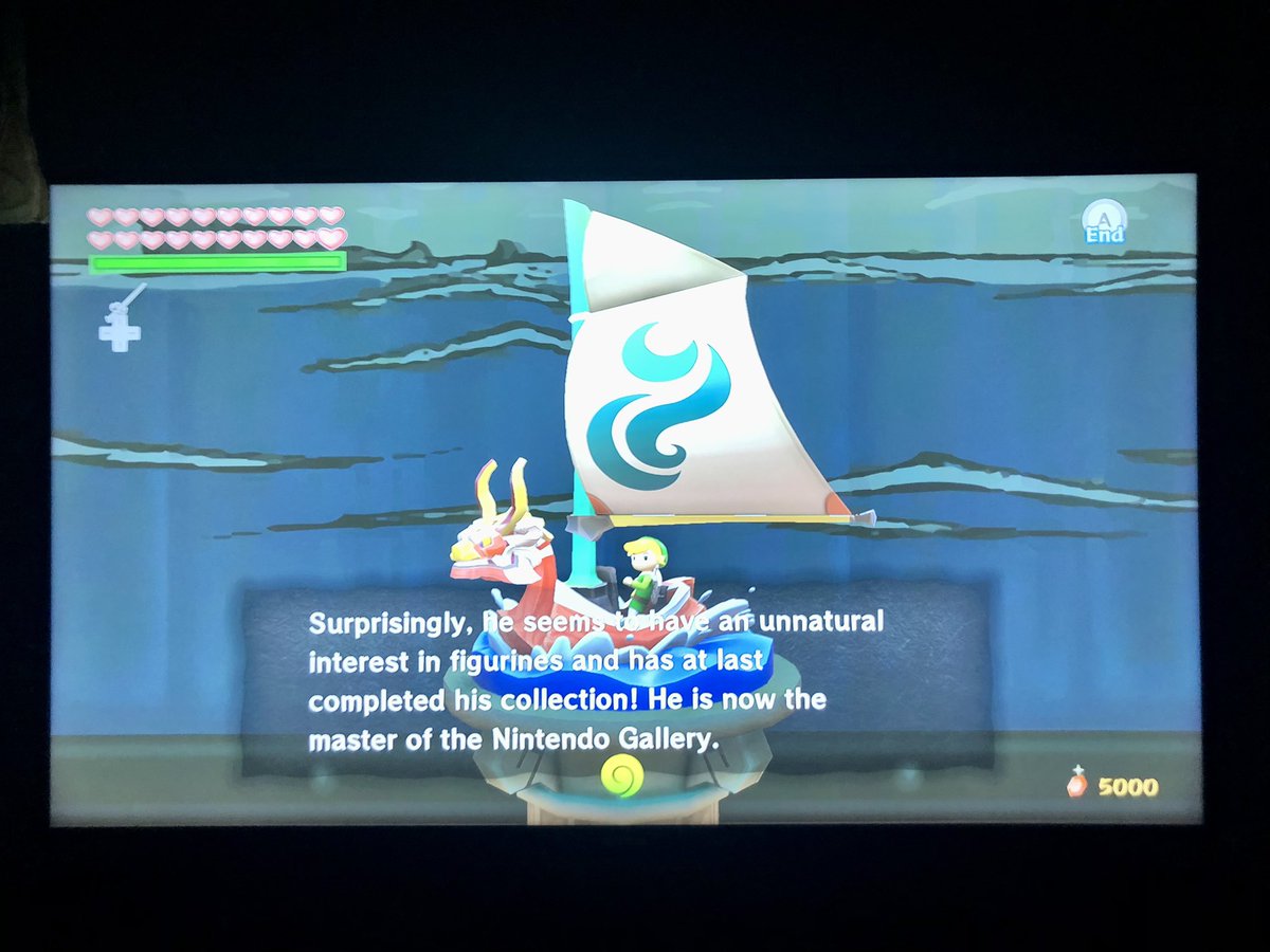Se não for para completar o Nintendo Gallery eu nem começo a jogar Wind Waker. #TheLegendOfZelda #WindWakerHD