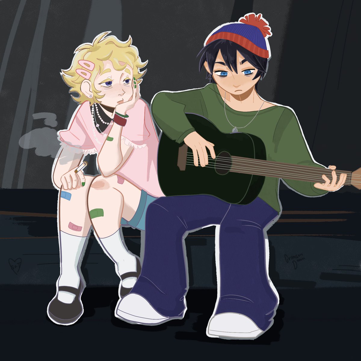 ratatoinh's tweet photo. I kind of gave up towards the end but steek band au loosely based off kurt and courtney
#sptweek #spstan #steek https://t.co/DFYNubQDY7