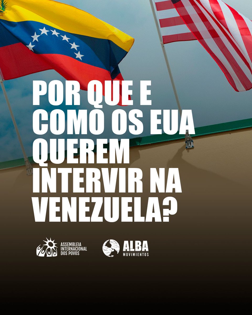 🇻🇪 Por que e como os EUA querem intervir na Venezuela?

✊🏿 Hoje, 28 de agosto, marca um mês desde as eleições, e reforçamos nosso chamado em defesa da democracia e da soberania venezuelana. 

1-6