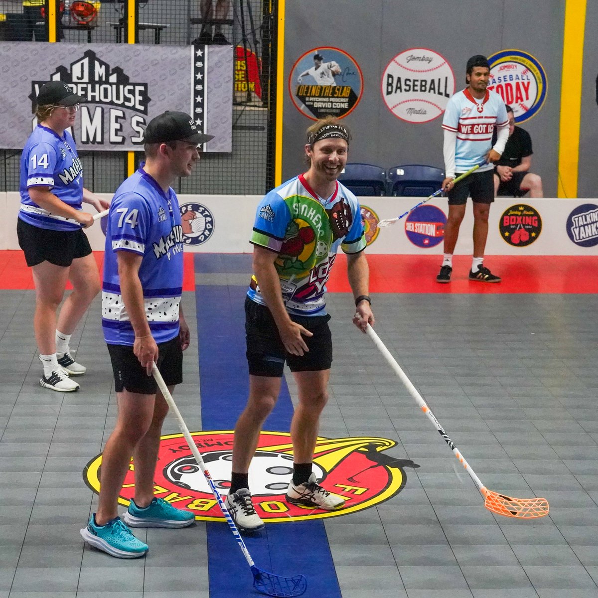 The Warehouse Games (@jmwarehouse_) on Twitter photo Not often you see someone broadcast and compete in the same game like <a href="/HeyBarber/">Pavel Barber</a>
Catch Floorball 2 on @BallySports on TV and in the app! Not often you see someone broadcast and compete in the same game like <a href="/HeyBarber/">Pavel Barber</a>
Catch Floorball 2 on @BallySports on TV and in the app!