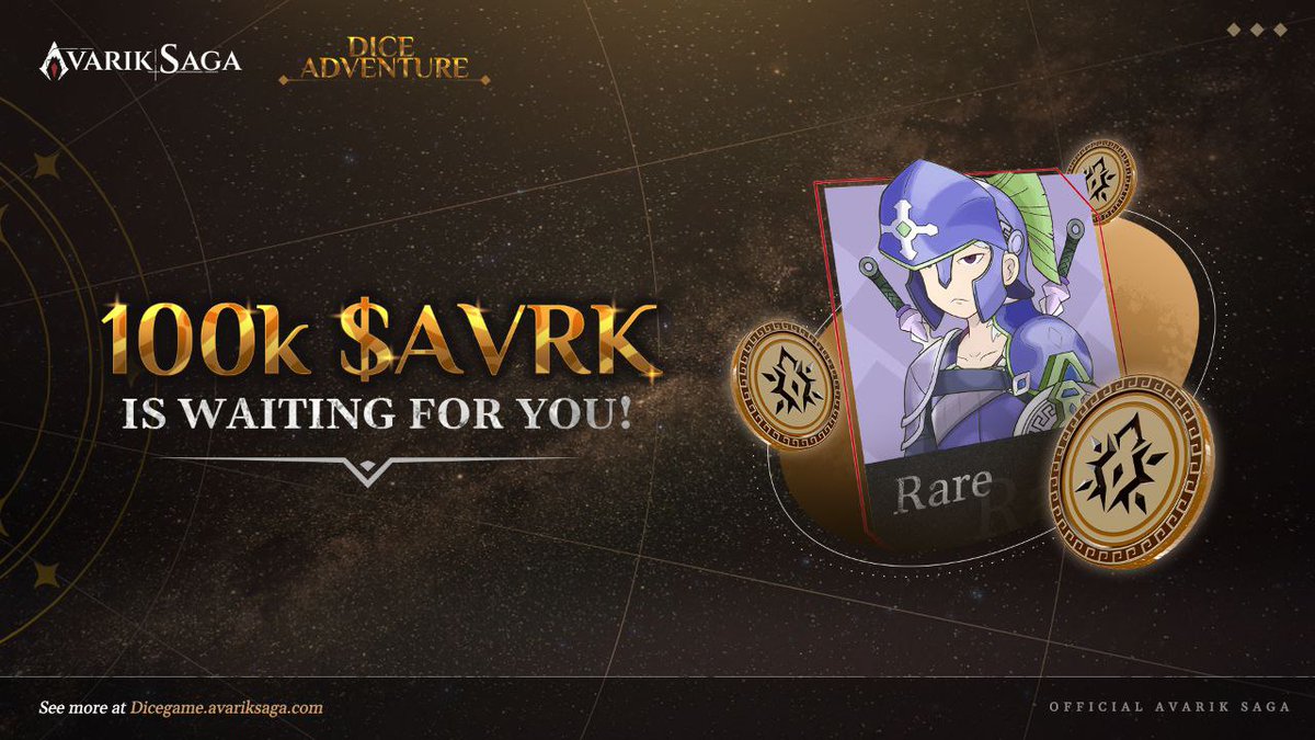 avariksaga's tweet image. 🧧Who’s found the treasure to 100k $AVRK Tokens?

Guess what? NOBODY yet 😢 

This is your chance to be the first. Take a shot, show us you’re worthy of waifu, and make history.

100k $AVRK on the line—what’s holding you Bondkeepers back? 

Spin away: avariksaga.com/blessings/dice…