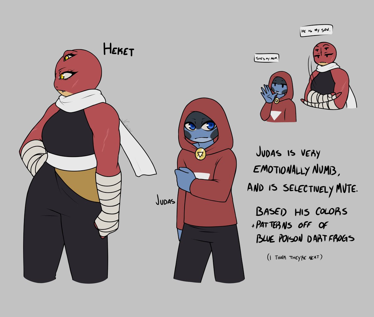 Just_Cilvi's tweet photo. Heket adopted her son between parts 1 and 2

I've got some more updated designs and stuff in the works rn

#CultoftheLamb #CultoftheLambAU #CultoftheLambFanart https://t.co/AJiXgS4oCF