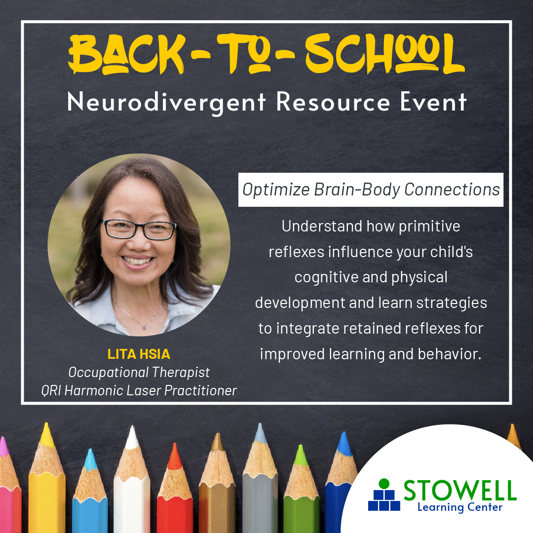 stowellcenter's tweet image. 🧠 Understanding Reflexes and Learning - How retained reflexes can impact learning and how you can integrate them at home for better outcomes with Lita Hsia 

🎯 RSVP now! zurl.co/rM4L

#OccupationalTherapy #PrimitiveReflexes #ChildDevelopment #LearningSupport #QRI