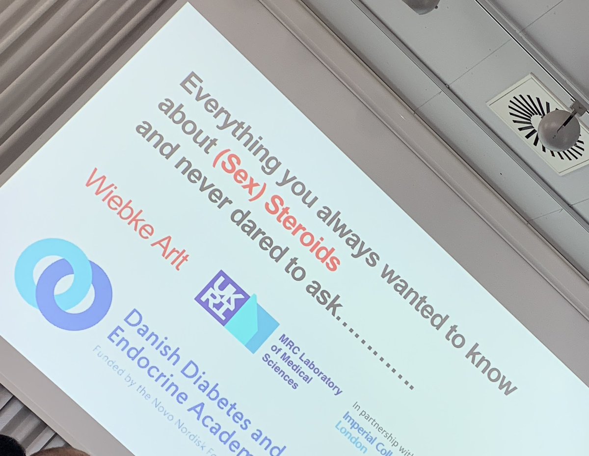 eka_melson's tweet photo. Another great day at the @DDEA_Denmark! Great talks by Profs @WiebkeArlt and Claus Gravholt on the role of steroids in health and disease. @MRC_LMS @DaisyPcos #DDEA #DDEA24 https://t.co/ETwpTDxblv