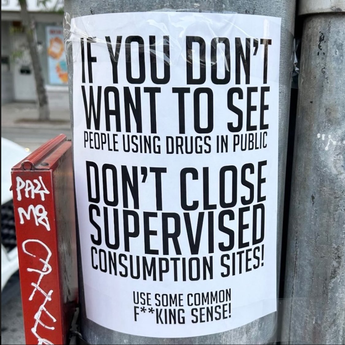 The Ontario government plans to halt funding to ten supervised consumption sites in the province. We know this will result in more conflict, overdose and death. The evidence in favour of these sites has been out there for a long time! Harm reduction saves lives.