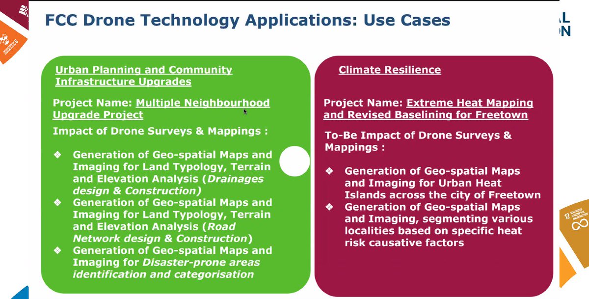 SDGLocalAction's tweet image. Drones are proving to be powerful tools in environmental monitoring. In Freetown, they track the success of reforestation projects, aiding in the fight against deforestation and supporting global climate goals. 
#EnvironmentalMonitoring #ClimateAction