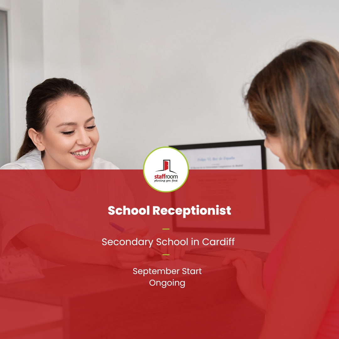 School #Receptionist Vacancy📣

Staffroom Education are currently recruiting for a School receptionist on behalf of our client, a Secondary School in #Cardiff!

Find out more: staffroomeducation.co.uk/secondary-vaca…