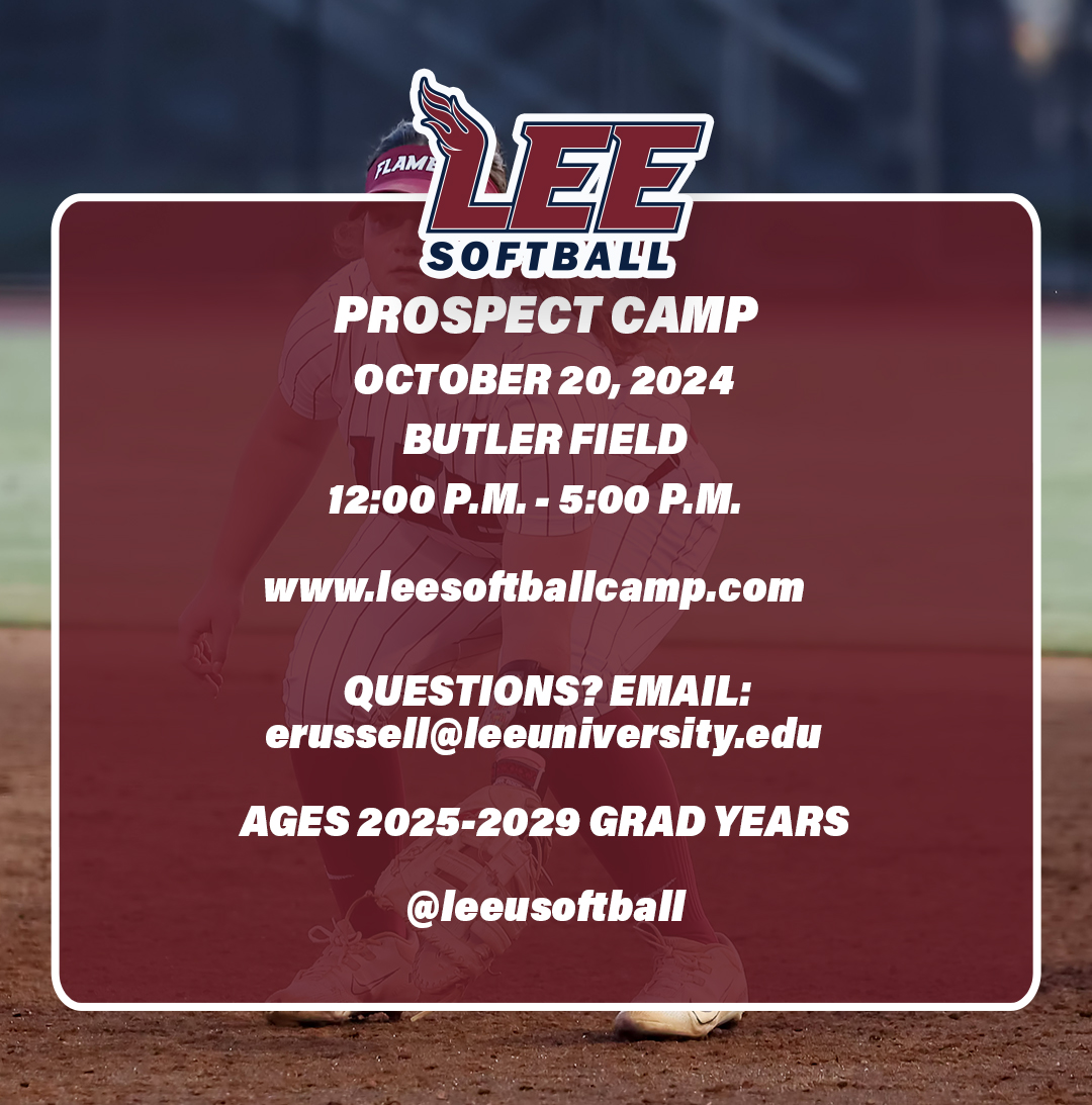We have 2 options for camps this fall. Be sure to get registered. We would love to show you what it means to be a Flame! 🔥leesoftballcamp.com