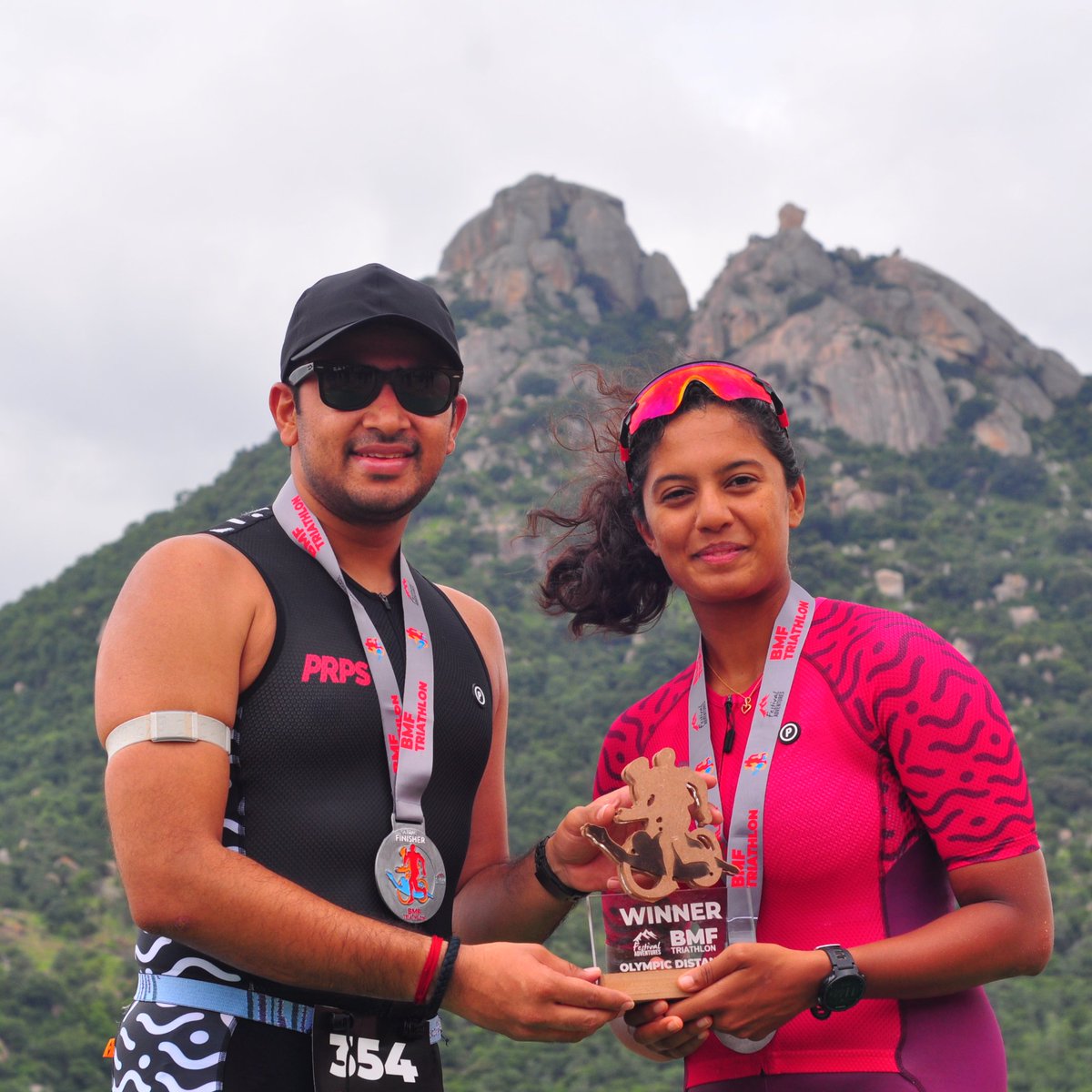 irongirl_india's tweet image. It was such an honor meeting MP Tejasvi Surya  while taking the podium at the BMF Triathlon on Sunday. Seeing a member of Parliament compete locally, with no fuss or fanfare, is truly inspiring. 
@Tejasvi_Surya 

#BMFtriathlon #Triathlete #TriCommunity