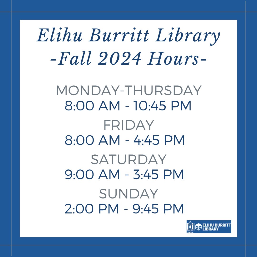 CCSU Library tweet media