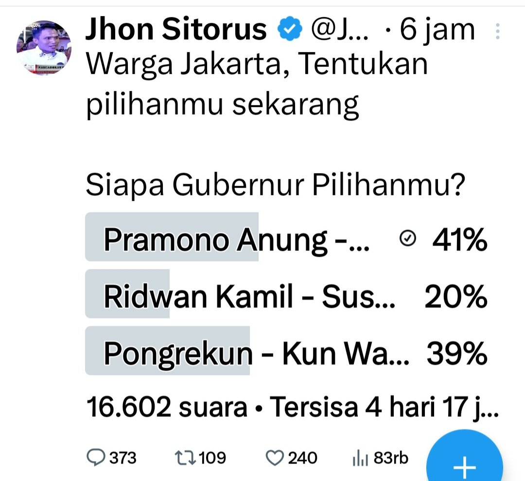 rmiryanti's tweet photo. @JhonSitorus_18 Silahkan,  itu pilihan kau 👍😍 Jakarta tetap kota kelahiranku, tanpa melupakan impian masa remaja tuk lebih baik &amp; mendewasa🇮🇩🌷👇 https://t.co/vR17szt7ec