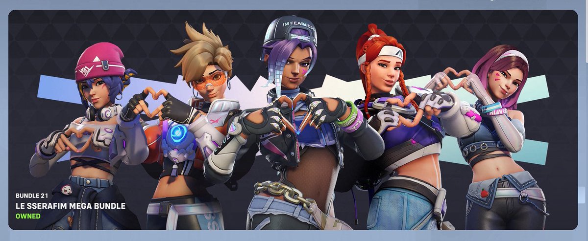 🎁 GIVEAWAY #2 FOR LE SSERAFIM MEGA BUNDLE IN #Overwatch2 🎁

JOIN THE #giveaway HERE:

1️⃣ FOLLOW: <a href="/JoystickOW/">Virtus Pro Joystick | twitch.tv/JOYSTICK</a> 
2️⃣ LIKE + RETWEET
3️⃣ TAG A FRIEND

🔥 2X CHANCE TO WIN IF YOU FOLLOW: twitch.tv/Joystick 

WINNER WILL BE DM’ED PRIZE IN 24 HOURS