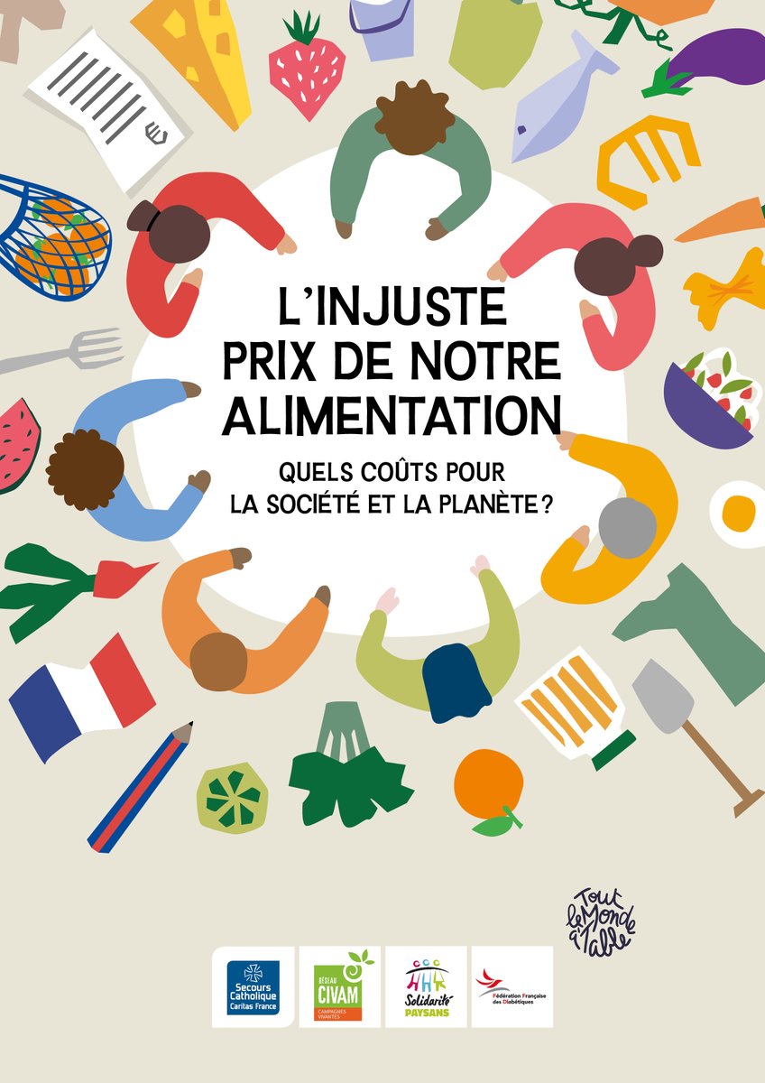 [INVITATION] L'injuste prix de notre alimentation, quels coûts pour la société et la planète ? 🤔

Nous organisons avec le <a href="/ReseauCivam/">Réseau Civam</a>, @SolPaysans et <a href="/FedeDiabete/">Fédération Française des Diabétiques</a>, une présentation de notre étude "L'injuste prix de notre alimentation" le 17 septembre à 19h à Paris.

Cette étude