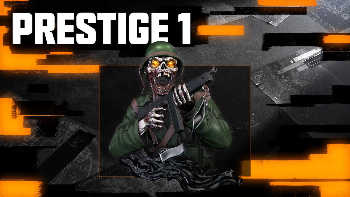Treyarch's tweet photo. Classic Prestige returns with more rewards than ever.

• 10 Prestiges
• Prestige Master Leveling to 1000
• Unlock unique Skins, Blueprints, Charms, and other rewards only by Prestiging
• Each Prestige is themed around a game in Black Ops history
• Each Prestige adds a set of Calling Card challenges for all three modes
• Maintain Weapon Progression and Global Weapon Builds through relock