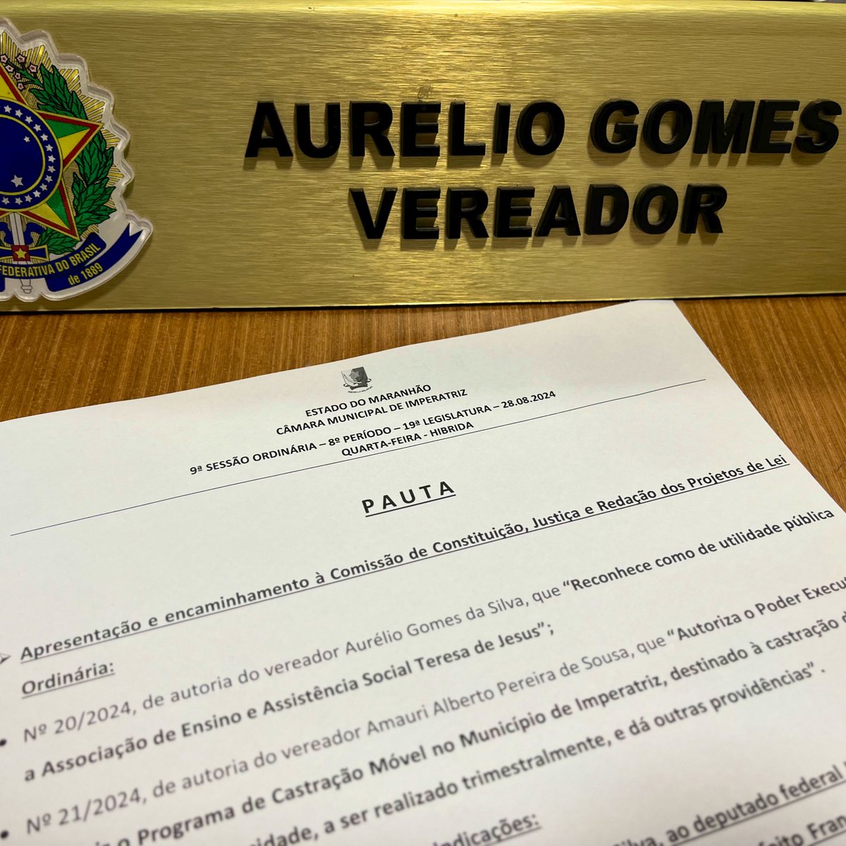 Encaminhamos para a Comissão de Justiça da Câmara o projeto que “reconhece como utilidade pública a Associação de Ensino e Assistência Social Teresa de Jesus” - iniciativa que acolhe e reforça a educação das crianças do Parque Amazonas e região durante o contraturno escolar. 📚