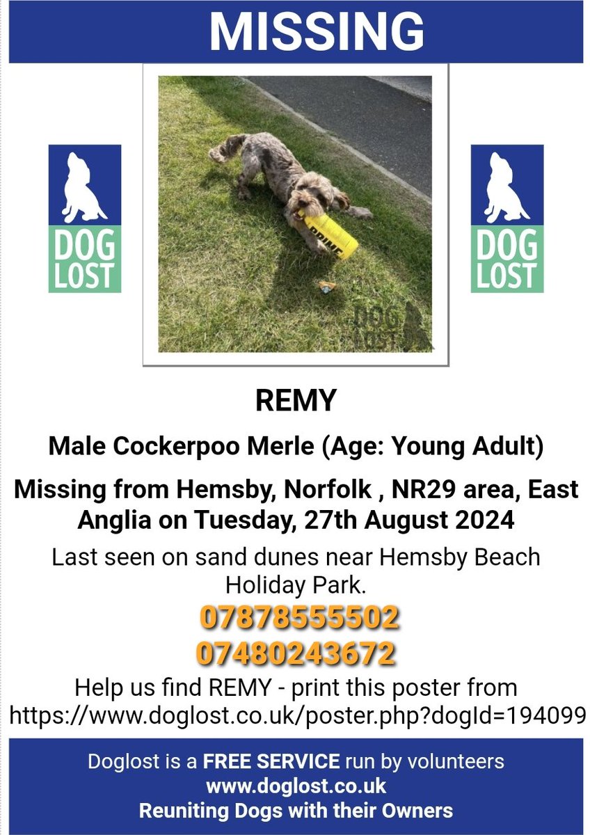 Missing Pets GB tweet media