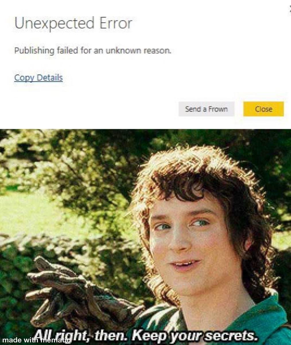 Another day, another nebulous #PowerBI issue!