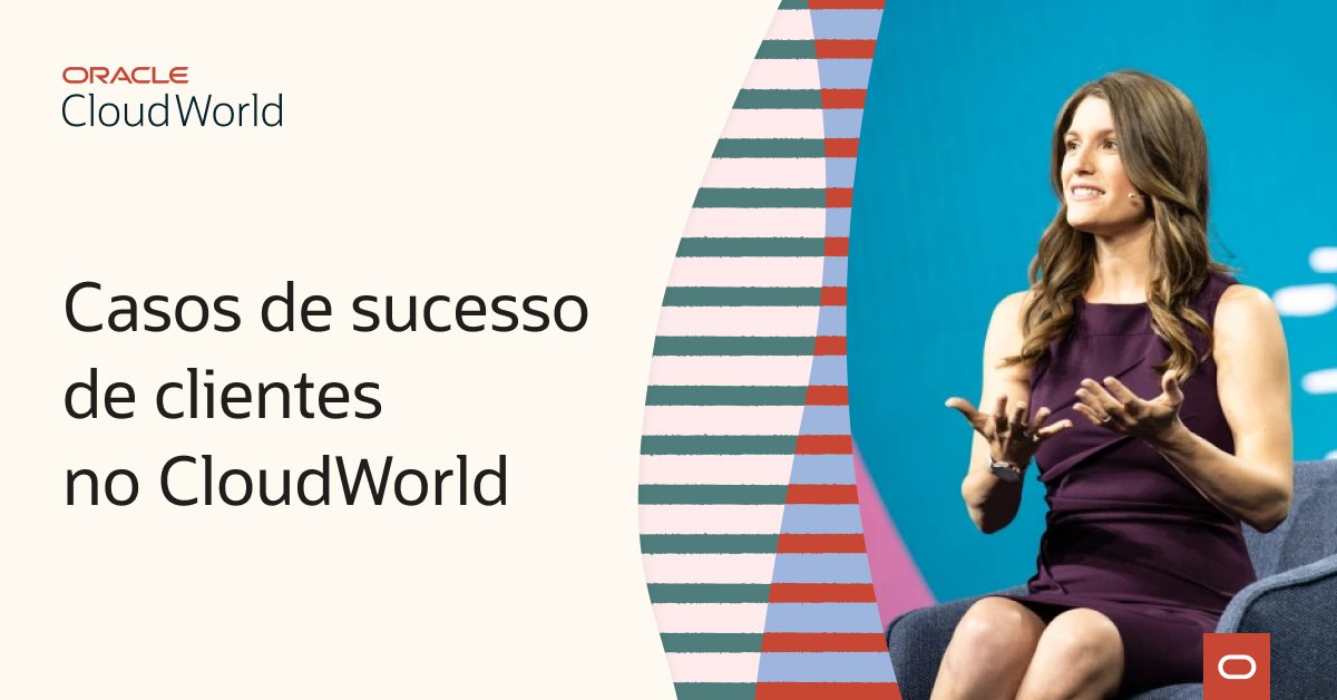 rickfrancisco's tweet photo. No #CloudWorld, você descobrirá como as organizações alcançam resultados excepcionais com as nossas soluções de infraestrutura e aplicações totalmente integradas. Saiba mais: https://t.co/X3yZ1stWyB https://t.co/YmxOjr7S6Q