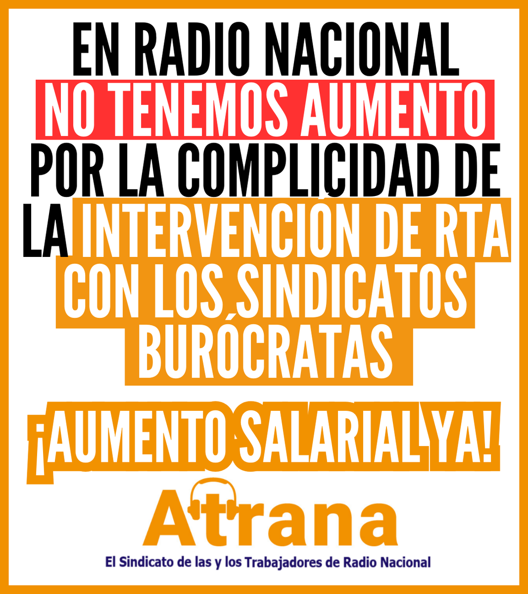 #RadioNacional #Trabajadores #Trabajadoras #Burocracia #BurocraciaSindical #Inflación #Salario #Paritarias #AumentoSalarialYa #DefendamosRadioNacional #UnidadDeLosTrabajadores #DefendamosLosMediosPublicos #radiodifusión