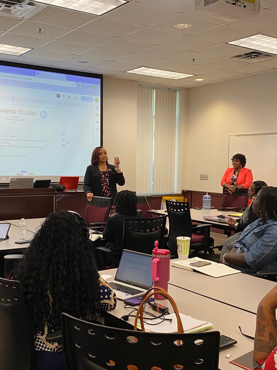 CCPSProfLearn's tweet image. Learning to Lead Academy - Cohort 2024-2025
Presenters- Dr. Keith Colbert
Dr. Denise Stevens
Facilitators: Principal Enika Bryant and Principal Candice Jester
We are providing leadership experiences and training for teacher leaders who desire to become assistant principals!!
