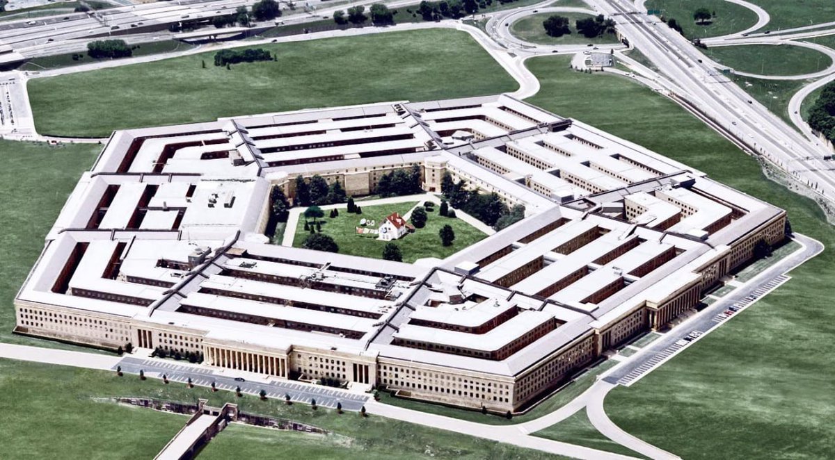 BowesChay's tweet photo. Since the end of WW2, this building has spent around $25 Trillion of American taxpayers' money, much of it unaccounted for
It's been directly responsible for the killing of Millions of Civillians and the destruction of entire societies
No sanctions
No crimes
No investigations https://t.co/4a1RIvxVoI