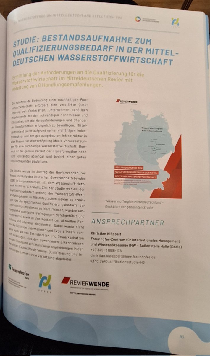 Dr. Hilmar Preuß (@hilmarpreu) on Twitter photo Mitteldeutscher Wasserstoffatlas 2024 zum 4. Mitteldeutschen Wasserstoffkongress von <a href="/HYPOS_GreenH2/">HYPOS</a> + <a href="/MetropolregionM/">Metropolregion Mitteldeutschland</a>. Dabei auch Studie des <a href="/dgb_news/">DGB - Deutscher Gewerkschaftsbund</a> Projektes <a href="/revierwende/">Revierwende</a> mit HYPOS und <a href="/FraunhoferIMWL/">Fraunhofer IMW</a> zu Bedarfen an Weiterbildung #H2. <a href="/_FreMo/">Frederik Moch</a> <a href="/igbce/">IGBCE</a> #Arbeit #Industrie Mitteldeutscher Wasserstoffatlas 2024 zum 4. Mitteldeutschen Wasserstoffkongress von <a href="/HYPOS_GreenH2/">HYPOS</a> + <a href="/MetropolregionM/">Metropolregion Mitteldeutschland</a>. Dabei auch Studie des <a href="/dgb_news/">DGB - Deutscher Gewerkschaftsbund</a> Projektes <a href="/revierwende/">Revierwende</a> mit HYPOS und <a href="/FraunhoferIMWL/">Fraunhofer IMW</a> zu Bedarfen an Weiterbildung #H2. <a href="/_FreMo/">Frederik Moch</a> <a href="/igbce/">IGBCE</a> #Arbeit #Industrie