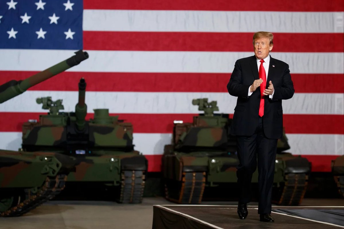 TipsterBarton's tweet photo. @akafacehots Trump got tanks, but KaBooty got CANNONS https://t.co/RRn0bkBNHb