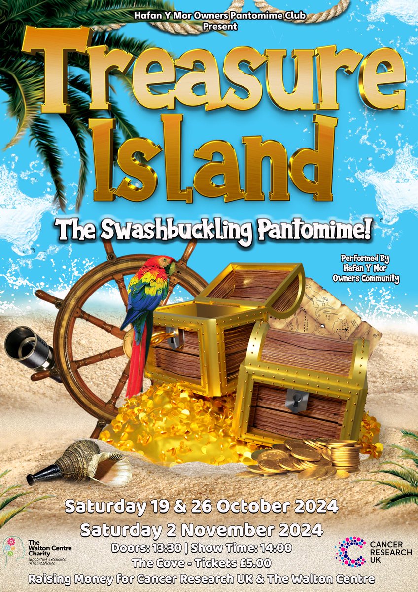 Rehearsals are going well. Fabulous cast. Let us take youbon a swashbuckling adventure in this fun family panto.
#panto
#charity
#Hafanymor
#Haven
#entertainment