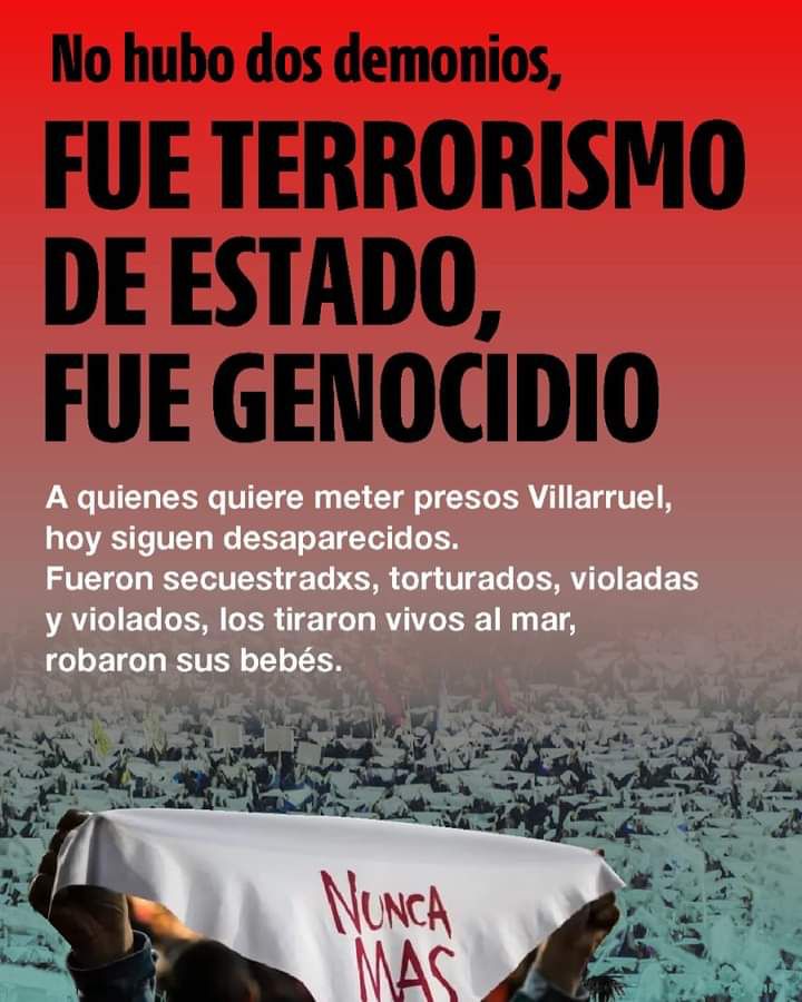 ApdhRosario's tweet photo. Fue #TerrorismoDeEstado #FueGenocidio https://t.co/xPmpZX0di6