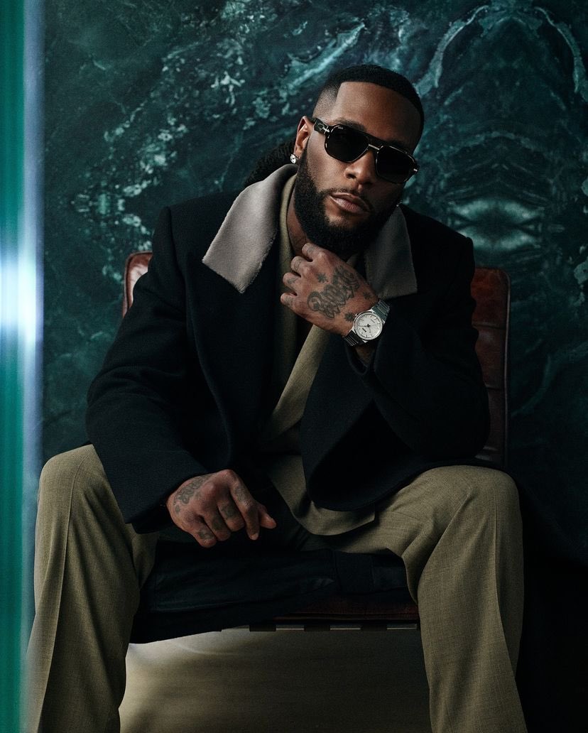 the49thstreet's tweet image. Burna Boy poses for Hugo Boss (2024)