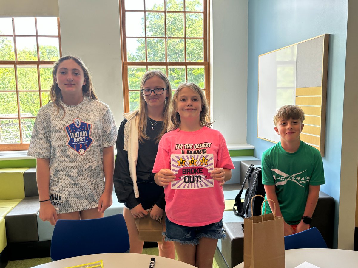 hshaffer's tweet photo. 🧮 Summer math just got exciting! 4-6th graders @ODYoungCSD cracking codes in the Multiple Matrix Mystery @breakoutEDU game. Who said math can't be an adventure? 🕵️‍♀️🔢 #SummerLearning #MathIsFun #MoricMSP https://t.co/AjU97FZuuv