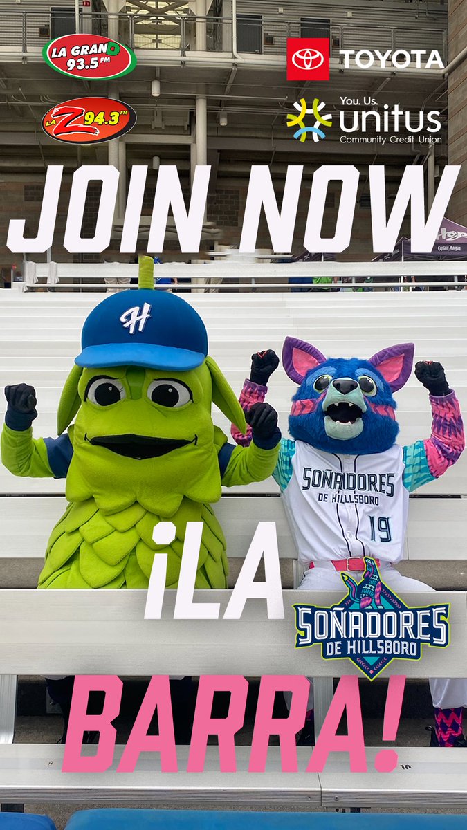 ¡No dejes a Bacaanda solo en su cumpleaños! 🎉
Consigue tu entrada VIP:

🎶 Música en vivo de @grupomparable
🏟️ Tour privado del estadio
🎁 Piñata llena de dulces mexicanos
⚾ Gana una pelota autografiada
🚁 Show de drones y más!
Boletos 🎟️: milb.com/hillsboro/tick…