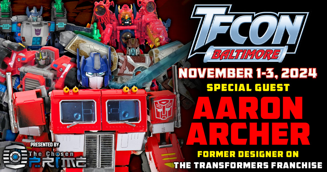🇺🇸#TFcon is happy to welcome toy designer, artist, &amp; world builder #AaronArcher to #TFconBaltimore 2024.

He will be signing, and offering commissions at the World's Largest #Transformers Collectors Event presented by <a href="/chosenprime/">The Chosen Prime</a>

🎟Tickets on sale at tfcon.com