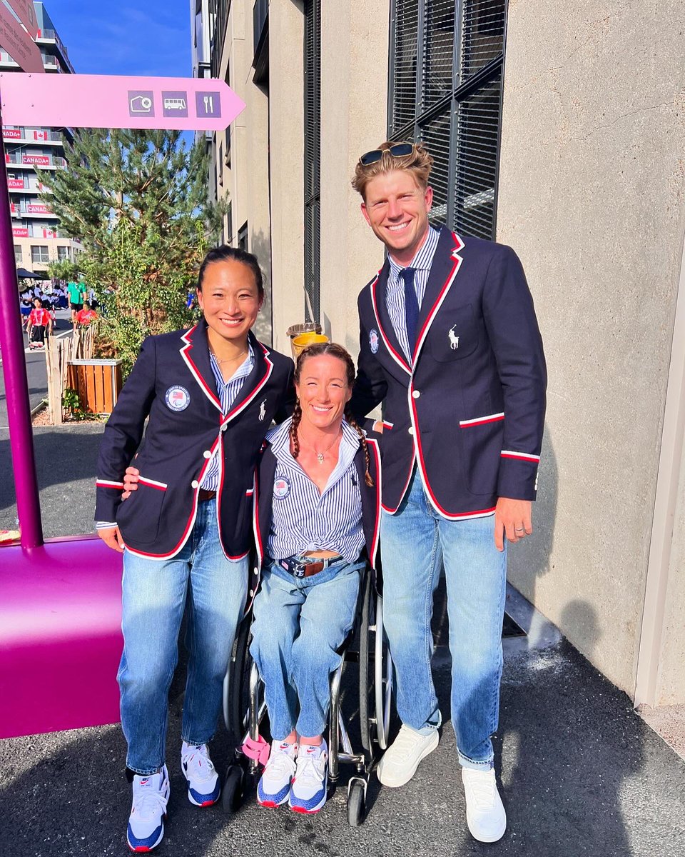 Tatyana McFadden (@tatyanamcfadden) on Twitter photo Happy opening ceremony day!!! Love my people ❤️🤍💙 <a href="/Paris2024/">Paris 2024</a> <a href="/Paralympics/">Paralympic Games</a> <a href="/TeamUSA/">Team USA</a> Happy opening ceremony day!!! Love my people ❤️🤍💙 <a href="/Paris2024/">Paris 2024</a> <a href="/Paralympics/">Paralympic Games</a> <a href="/TeamUSA/">Team USA</a>