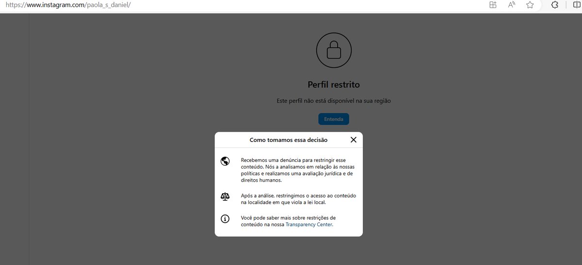 MORAES DETERMINA À ESPOSA DE DANIEL SILVEIRA QUE EXCLUA REDES SOCIAIS E ENTREGUE PASSAPORTE, SOB PENA DE PRISÃO PREVENTIVA.

É isso mesmo que você leu.

A Defesa de PAOLA DA SILVA DANIEL emitiu nota pública, informando que a PF esteve agora pouco na casa de Dra. Paola da Silva