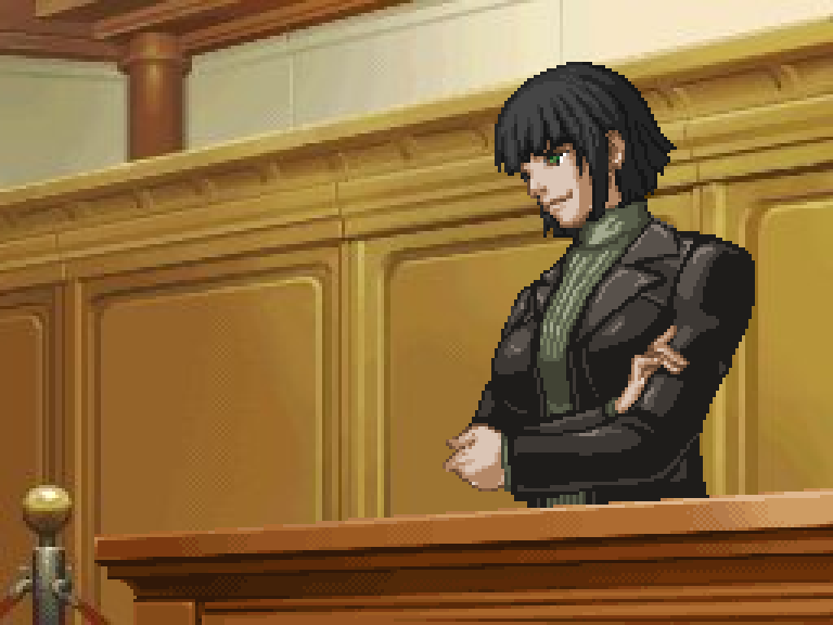 Del Terman

"Prosecution's ready. Let's skip the chat and get to the trial already."

~ Delia.
~ Rookie prosecutor, only a few months' experience.
~ Point first, think later.
~ Driven by a hatred for criminals and defence attorneys.

#AceAttorney #OC