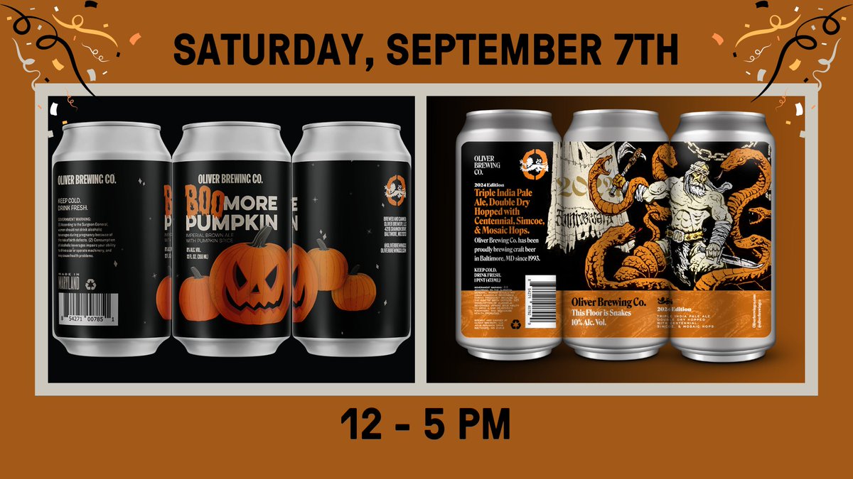 We're turning 31, and you're invited to the celebration! Join us this September 7th as we toast to over three decades of OBC: ow.ly/p6yq50T93Km. #oliverbrewingco #mdbeer #drinklocal #baltimore #charmcity #bmore #mybmore