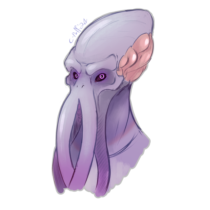 C_Puff_Person's tweet photo. Trying to figure out how to make squid boy emote because every time I've drawn him he looks stern. Also the more I played the more I noticed how his expressions change.
I plan to do more because hoo boy is it tricky to pull certain emotions out of him.
#BaldursGate3Fanart https://t.co/7V6ov6j0Ia