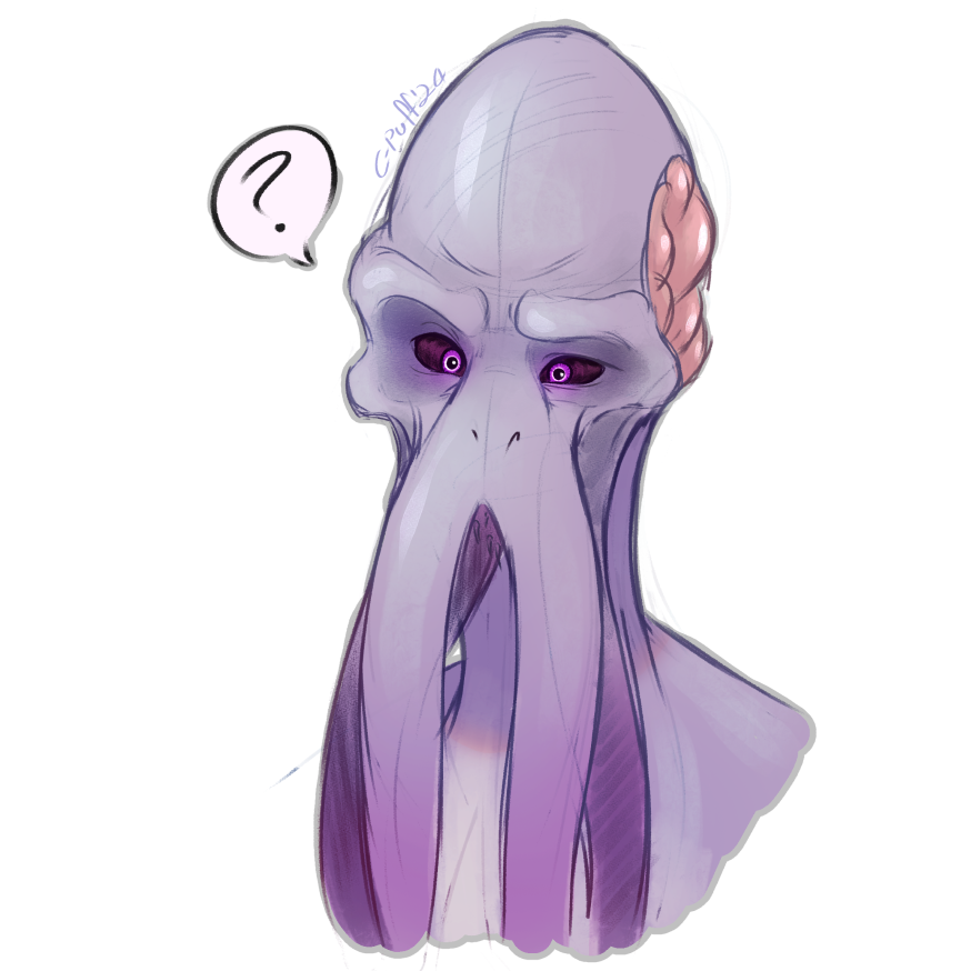 C_Puff_Person's tweet photo. Trying to figure out how to make squid boy emote because every time I've drawn him he looks stern. Also the more I played the more I noticed how his expressions change.
I plan to do more because hoo boy is it tricky to pull certain emotions out of him.
#BaldursGate3Fanart https://t.co/7V6ov6j0Ia