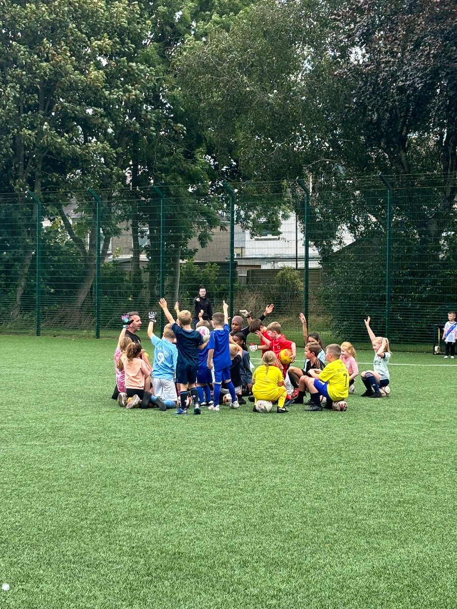 CaerauDistrict's tweet image. Caerau Ely football club provides a community football session for free every Sunday morning. Our qualified kids coaches from the district team enjoy an hour of games and matches to help all kids in our community fall in love with the game and improve confidence  #footballfamily