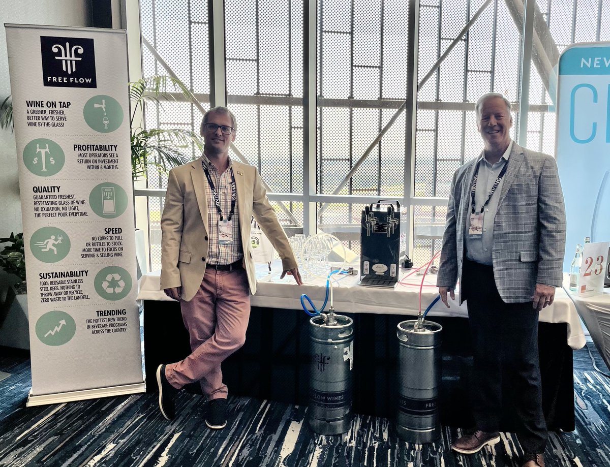 Free Flow Wines (@freeflowwines) on Twitter photo Thank you <a href="/TEXSOM/">TEXSOM Conference</a> for a fantastic time this week. Our Business Development team enjoyed showcasing all of the benefits wine on tap has to offer!
#drinksustainably #zerowaste #wineontap Thank you <a href="/TEXSOM/">TEXSOM Conference</a> for a fantastic time this week. Our Business Development team enjoyed showcasing all of the benefits wine on tap has to offer!
#drinksustainably #zerowaste #wineontap
